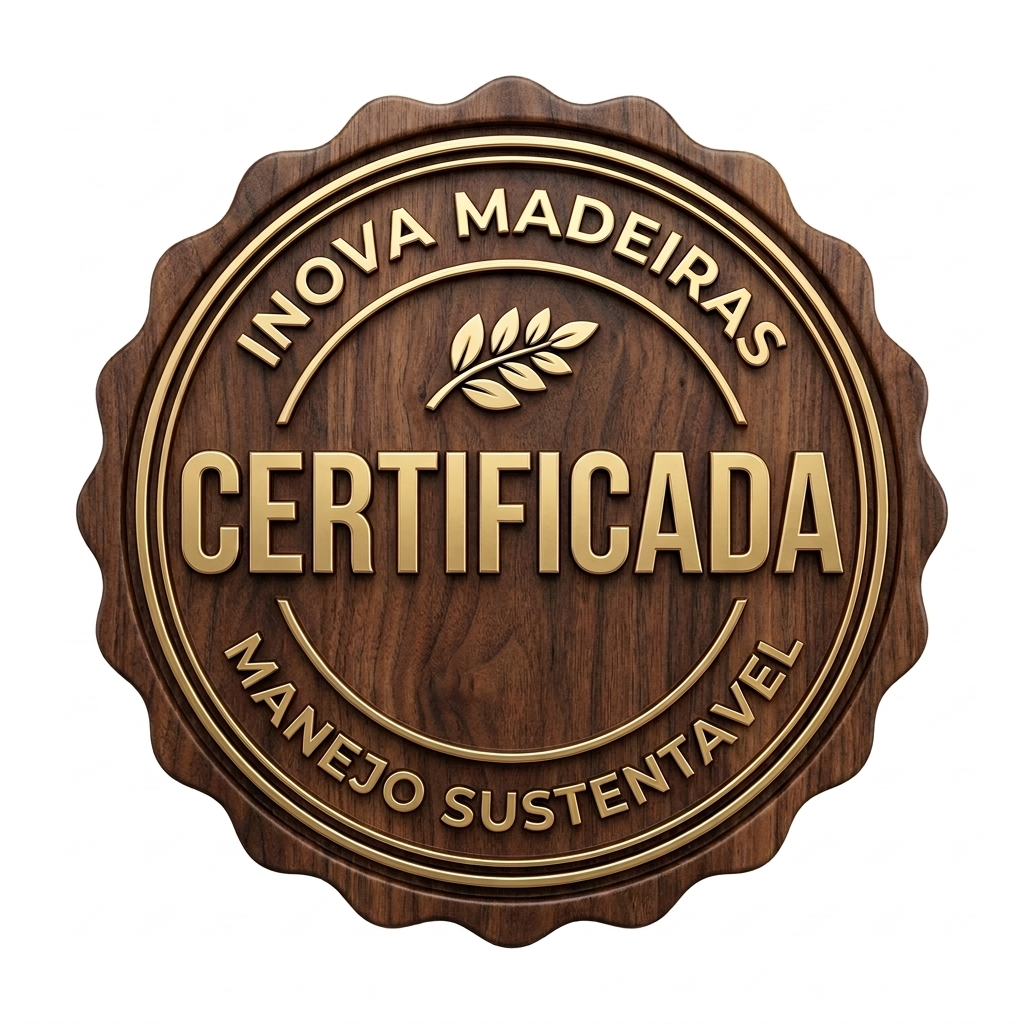 Selo: madeira certificada de manejo sustentável